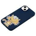 Kiss Series iPhone 14 Plus TPU-deksel med Stropp - Katt