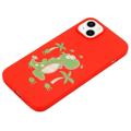 Kiss Series iPhone 14 Plus TPU-deksel med Stropp - Dinosaur