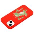 Kiss Series iPhone 14 Plus TPU-deksel med Stropp - Dinosaur