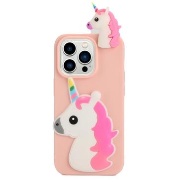 3D Cartoon iPhone 14 Pro Max TPU-deksel