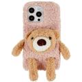 3D Plush Doll iPhone 14 Pro TPU-deksel