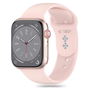 Apple Watch Series 10/9/8/7/6/SE Tech-Protect silikonrem - 40mm/41mm/42mm - Lys rosa