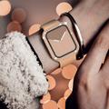 Rhinestone Dekorative Apple Watch SE (2022)/SE/6/5/4 Deksel med Skjermbeskytter - 40mm - Roségull