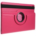 Samsung Galaxy Tab S5e Roterende Folio-etui - Varm Rosa