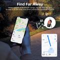 Rugby-formet smart GPS-tracker - Apple Find My Kompatibel