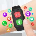 S8 GPS Smart Armbånd for eldre - Svart