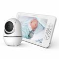 SM70PTZ 7-tommers trådløs digital babymonitor med toveis tale, kamera for hjemmesikkerhet 2,4 GHz webkamera med støtte for nattsyn / temperaturovervåking - EU-kontakt