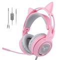 SOMIC G951S E-Sports Gaming Headphone 3.5mm hodetelefoner med ledning over øret - Rosa