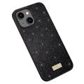 Sulada Glitter Series iPhone 14 Plus Belagt Deksel - Svart