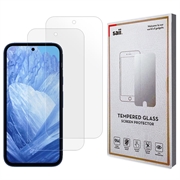 Google Pixel 8a Saii 3D Premium Skjermbeskyttere Panzerglass - 2 Stk.