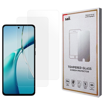 OnePlus Nord CE4 Lite/Oppo K12x Saii 3D Premium Skjermbeskyttere Panzerglass - 2 Stk.