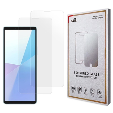 Sony Xperia 10 VI Saii 3D Premium Skjermbeskyttere Panzerglass - 2 Stk.