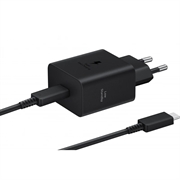 Samsung Super Fast USB-C Strømadapter EP-T4511XBEGEU - 45W - Svart