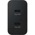 Samsung 50W Duo USB-C Charger EP-T5020XBEGEU - Black