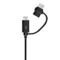 Samsung Combo-kabel EP-DG950DBE - USB-C og MicroUSB - 1.4m - Bulk