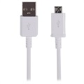 Samsung ECB-DU4AWE MicroUSB Kabel - 1m - Hvit