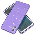 Samsung Galaxy A05 Stylish Glitter Series TPU-deksel - Gjennomsiktig Lilla