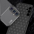 Samsung Galaxy A05s Beetle Karbonfiber TPU-Deksel - Svart