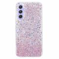 Samsung Galaxy A05s Glitter Flakes TPU-deksel - Rosa