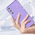 Samsung Galaxy A05s Stylish Glitter Series TPU-deksel - Gjennomsiktig Lilla