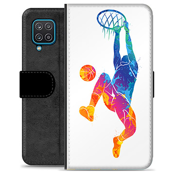 Samsung Galaxy A12 Premium Lommebok-deksel - Slam Dunk