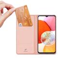 Samsung Galaxy A15 Dux Ducis Skin Pro Flip-deksel - Rosa