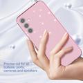 Samsung Galaxy A15 Stylish Glitter Series TPU-deksel - Gjennomsiktig Rosa