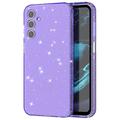 Samsung Galaxy A15 Stylish Glitter Series TPU-deksel - Gjennomsiktig Lilla