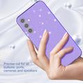 Samsung Galaxy A15 Stylish Glitter Series TPU-deksel - Gjennomsiktig Lilla