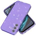 Samsung Galaxy A15 Stylish Glitter Series TPU-deksel - Gjennomsiktig Lilla