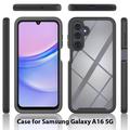 Samsung Galaxy A16 360 Beskyttelse Deksel - Blå / Klar