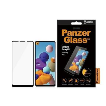 Samsung Galaxy A21 PanzerGlass Case Friendly Skjermbeskyttere Panzerglass - Svart Kant