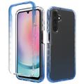 Samsung Galaxy A25 Gradient Series Hybrid-deksel - Blå / Gjennomsiktig