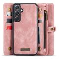 Samsung Galaxy A35 Caseme 008 2-i-1 Multifunksjonell Lommebok-deksel - Rosa