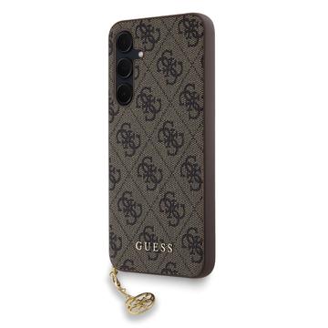 Samsung Galaxy A35 Guess 4G Charms Collection Hybrid-deksel - Brun