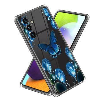 Samsung Galaxy A35 Stilig Ultra-Slim TPU-deksel - Sommerfugl og Blomster