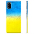 Samsung Galaxy A41 TPU-deksel Ukrainsk flagg - Tofarget