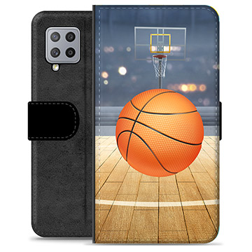 Samsung Galaxy A42 5G Premium Lommebok-deksel - Basketball