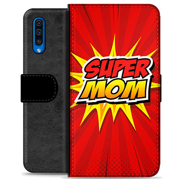 Samsung Galaxy A50 Premium Lommebok-deksel - Super Mamma