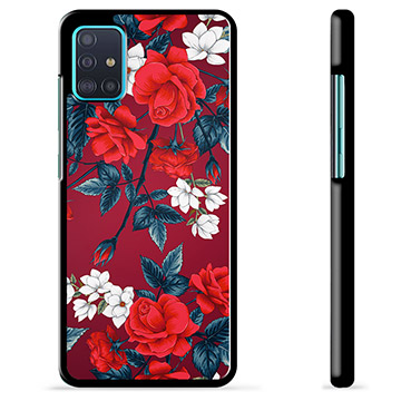 Samsung Galaxy A51 Beskyttelsesdeksel - Vintage Blomster