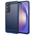 Samsung Galaxy A55 Børstet TPU Deksel - Karbonfiber