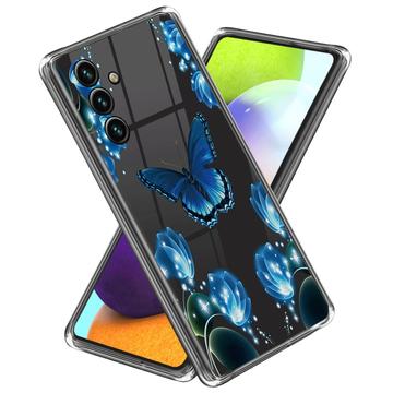 Samsung Galaxy A55 Stilig Ultra-Slim TPU-deksel - Sommerfugl og Blomster