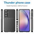 Samsung Galaxy A55 Thunder Series TPU-deksel - Svart