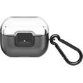 Samsung Galaxy Buds3/Buds3 Clip-etui med karabinkrok GP-FPR630HICBW - Gjennomsiktig