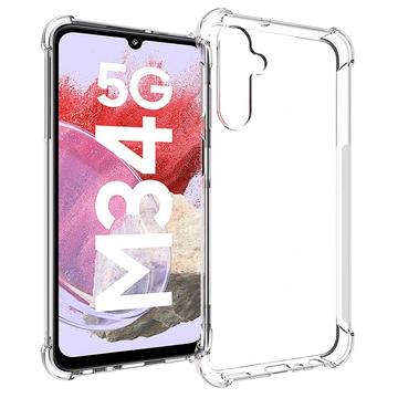 Samsung Galaxy F34/M34 5G Støtsikkert TPU-deksel - Gjennomsiktig