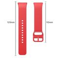 Samsung Galaxy Fit3 Soft Silikon Strap - Gul