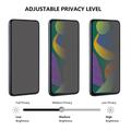 Samsung Galaxy M35 Privacy Full Cover Skjermbeskyttere Panzerglass - Svart Kant