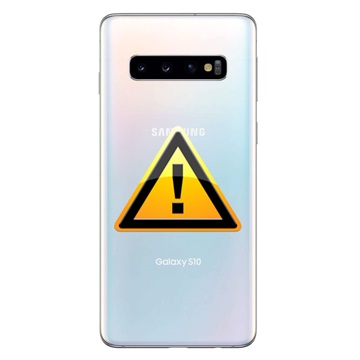 Utskifting av Samsung Galaxy S10 Bakdeksel - Prisme Hvit