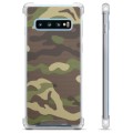 Samsung Galaxy S10+ Hybrid-deksel - Kamuflasje