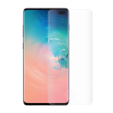 Samsung Galaxy S10+ Full Dekning Skjermbeskyttere Panzerglass - Gjennomsiktig